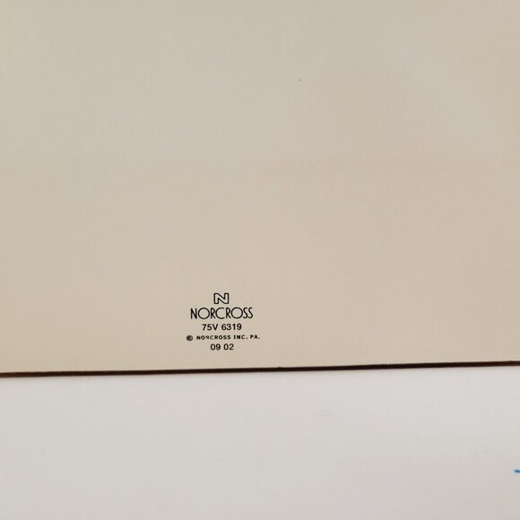 Vtg Norcross Stand Alone Valentine Paper Puff Heart Cupid Floral Pink Red Decor - Picture 8 of 9